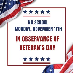 No School Veterans Day